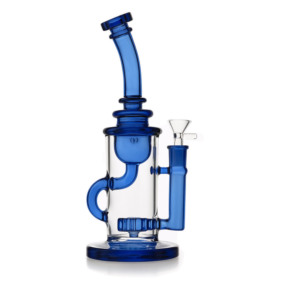 9" Klein Recycler Water Pipe – Showerhead Perc - Croia Glass