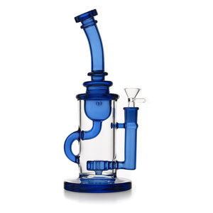 9" Klein Recycler Water Pipe – Showerhead Perc - Croia Glass