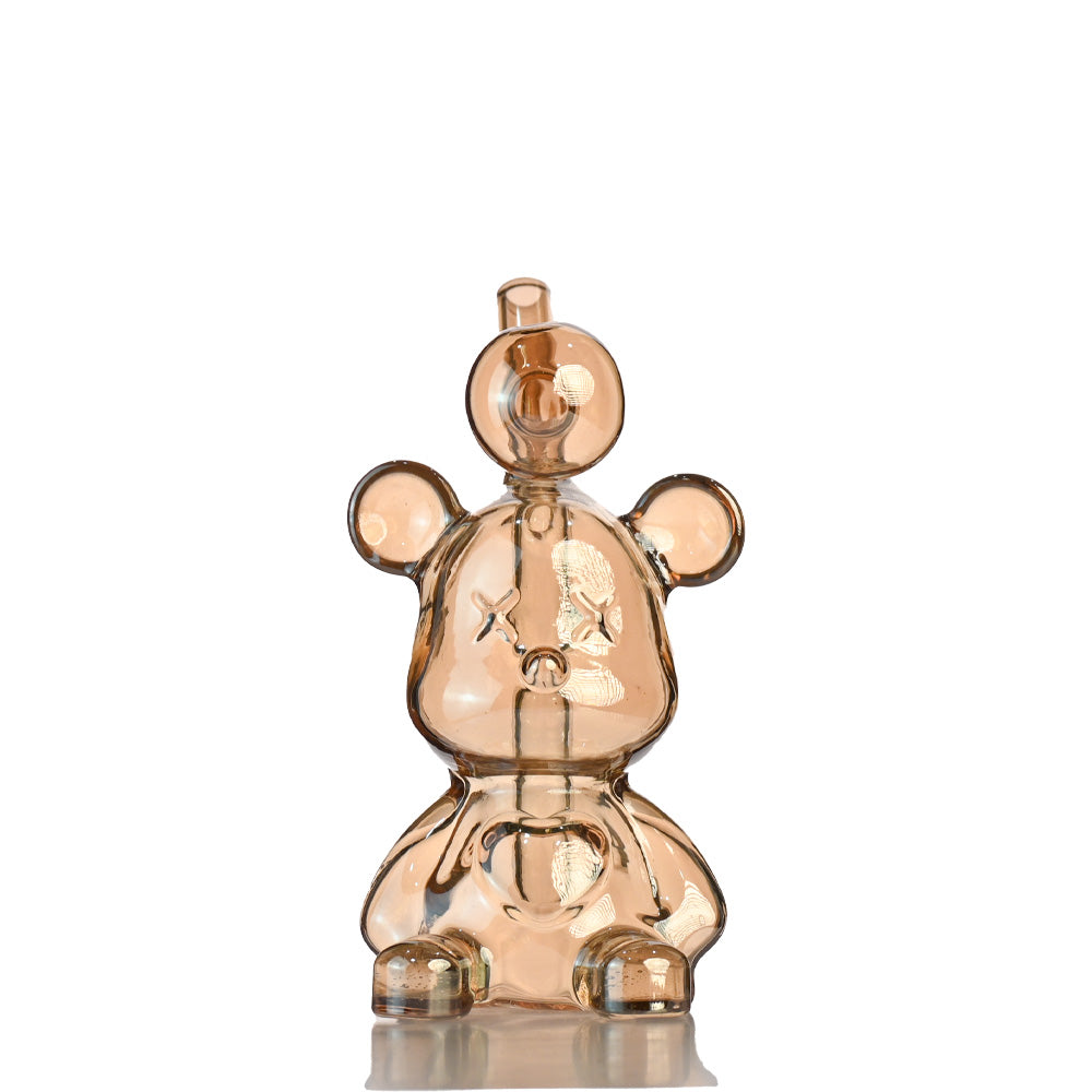 🧸 Bear Oil Burner Rig – 6 inch Cute Mini Glass Rig - Croia Glass