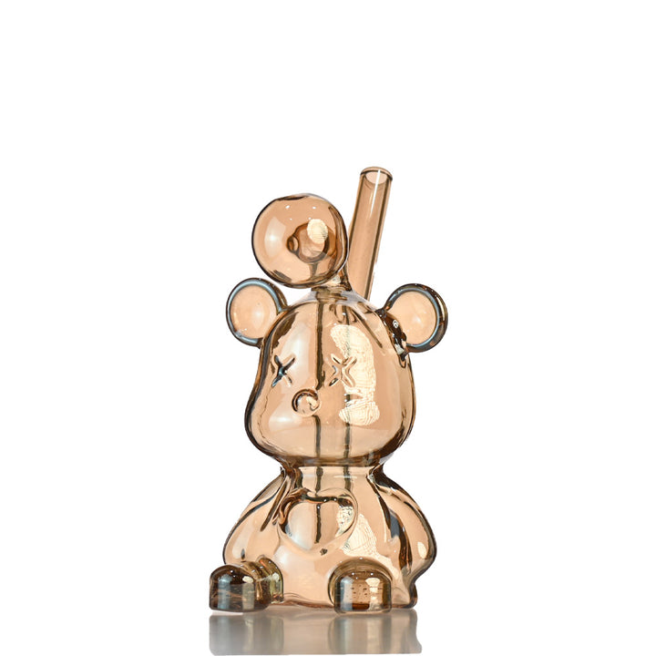 🧸 Bear Oil Burner Rig – 6 inch Cute Mini Glass Rig - Croia Glass