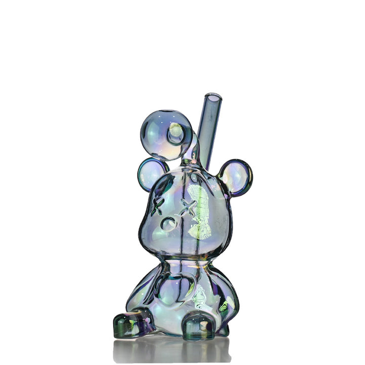 🧸 Bear Oil Burner Rig – 6 inch Cute Mini Glass Rig - Croia Glass