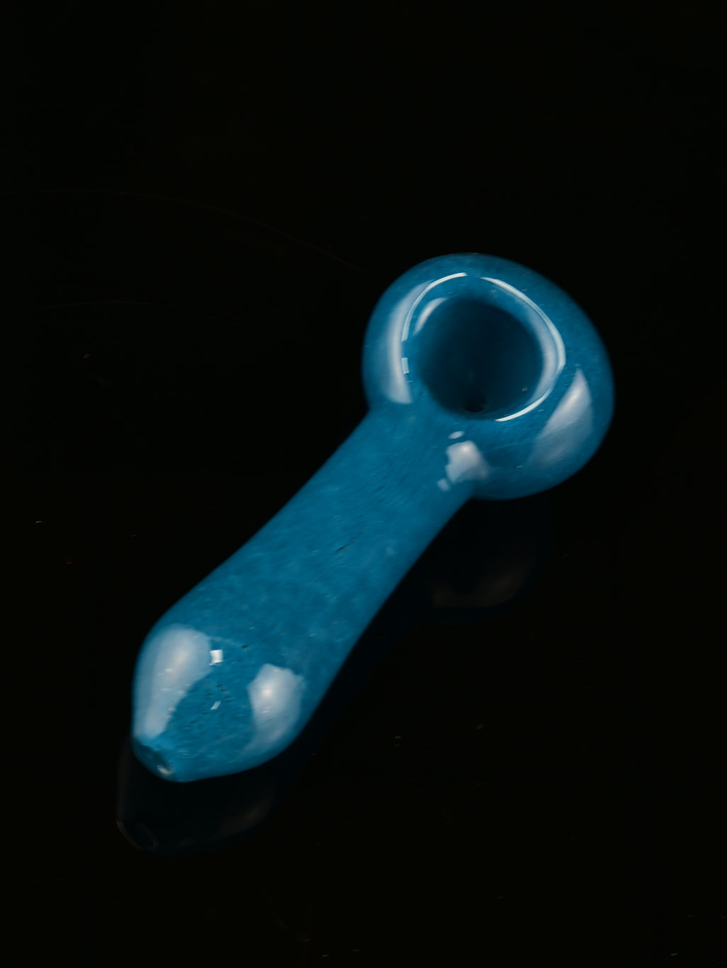 Blue Frit Tobacco Smoking Pipe - Croia Glass