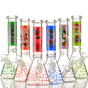Cute Cartoon Character Glass Beaker Bong - Croia Glass