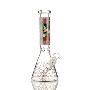 Cute Cartoon Character Glass Beaker Bong - Croia Glass