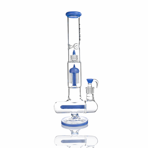 croia glass tree perc bong blue