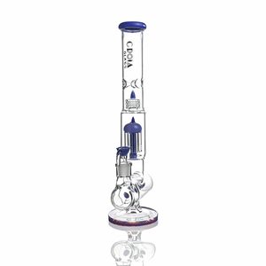 croia glass purple inline tree perc bong 