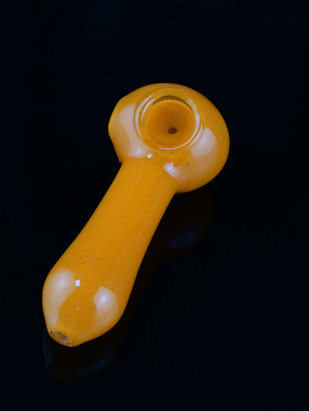 Orange Frit Smoking Hand Pipe - Croia Glass