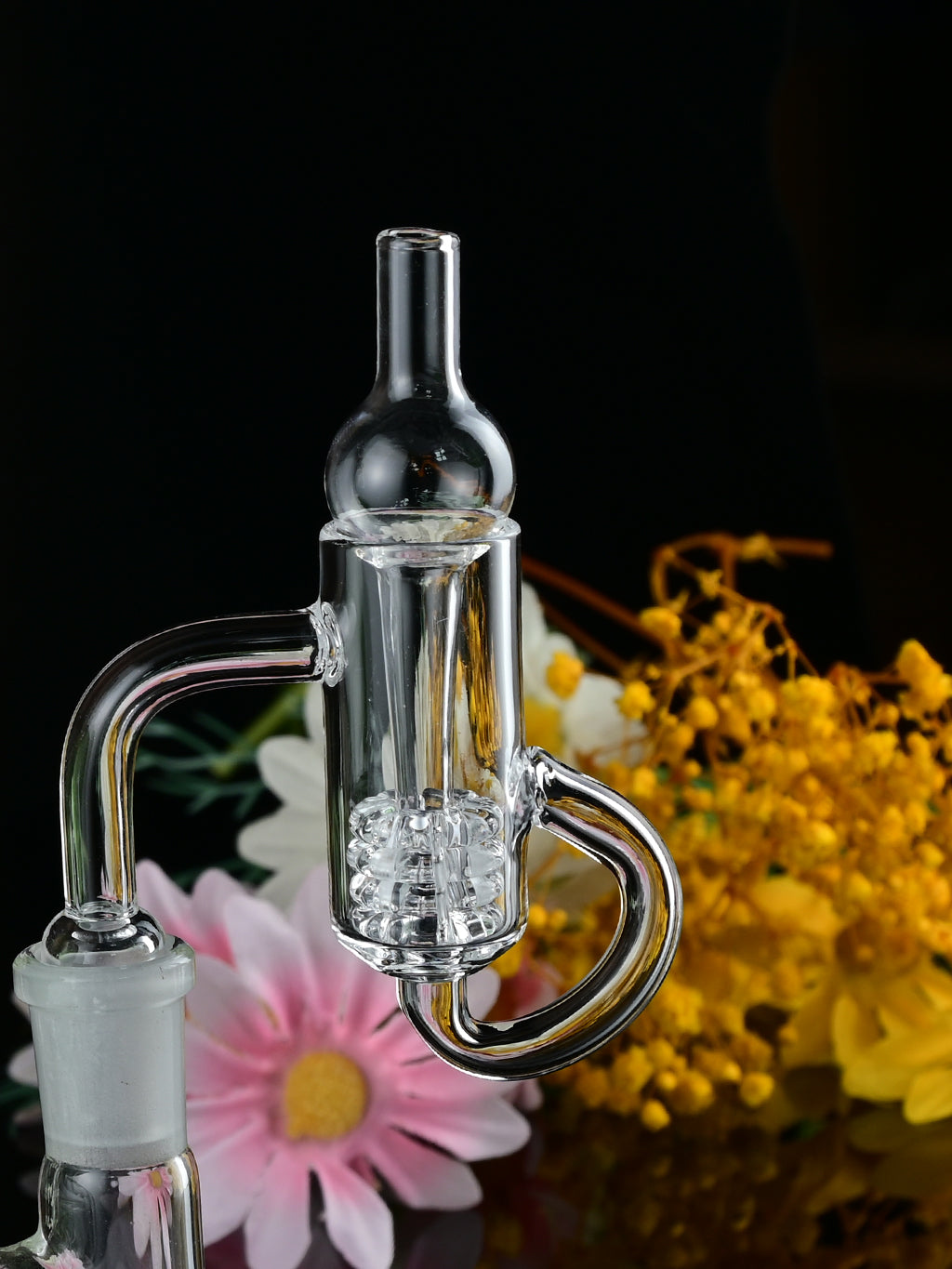 Premium Knot Recycler Quartz Banger Set - Croia Glass