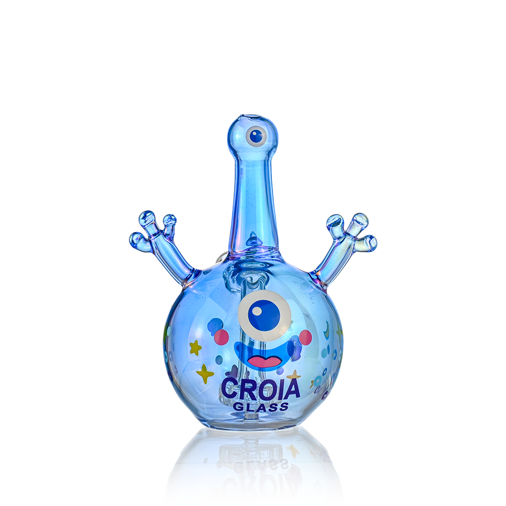 Cyclops Monster Mini Dab Rig with Showerhead Perc | Croia Glass