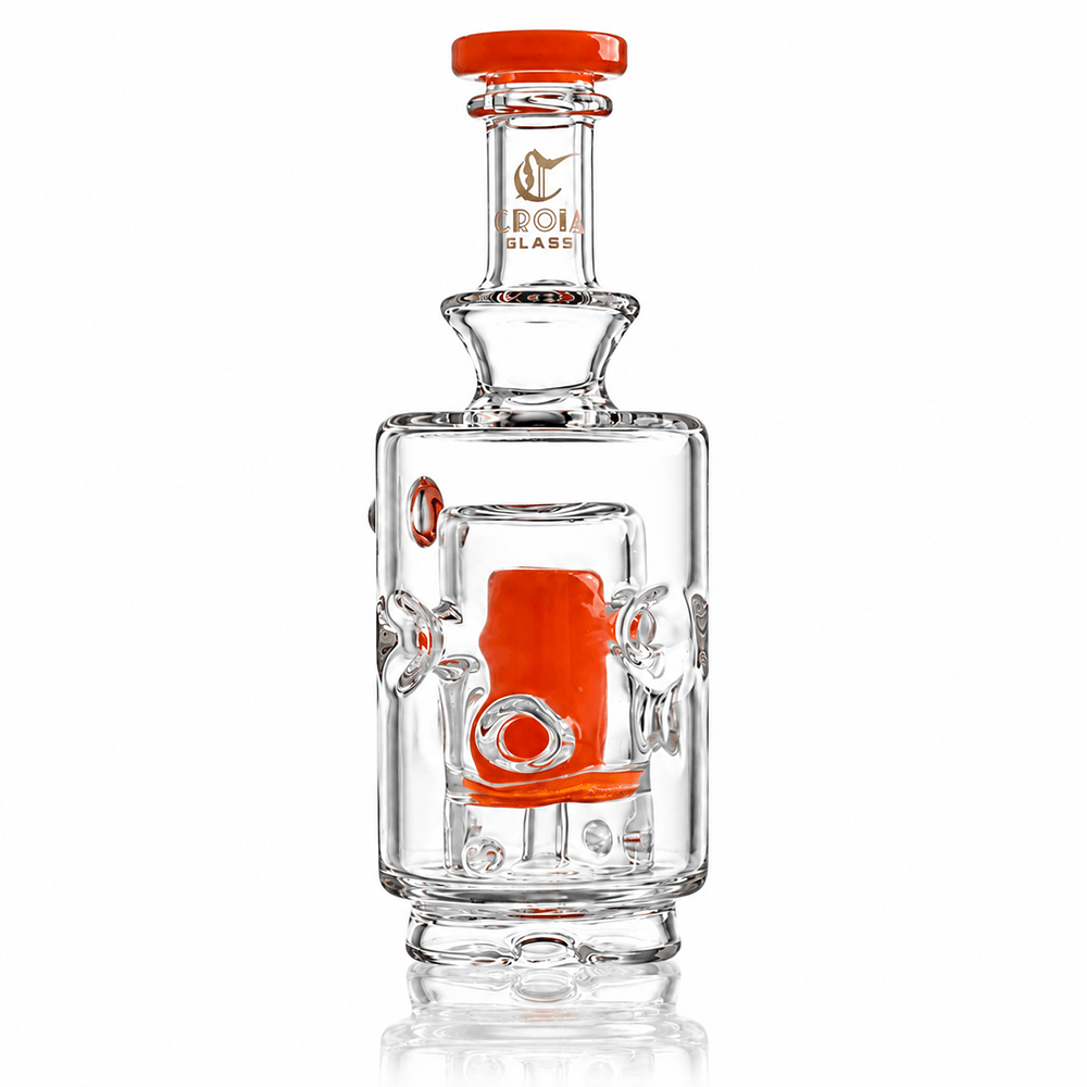 5.5" Swiss Hole Fab Egg Glass Attachment for Puffco Peak & Peak Pro | Croia Glass