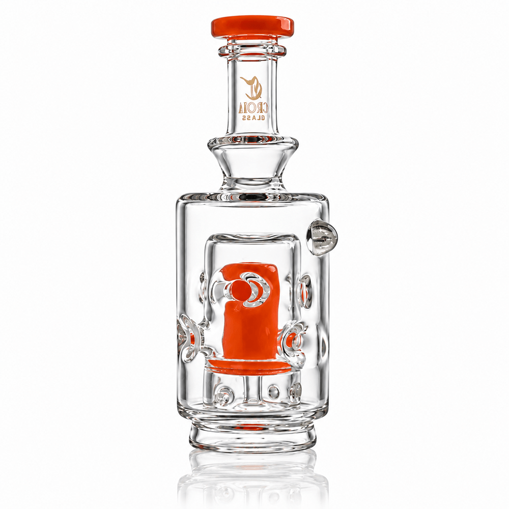 5.5" Swiss Hole Fab Egg Glass Attachment for Puffco Peak & Peak Pro | Croia Glass