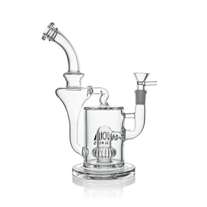 tapered return tube on scientific recycler bong