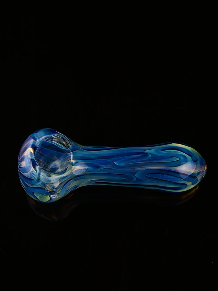 4.5" Blue Premium Glass Pipe - Croia Glass