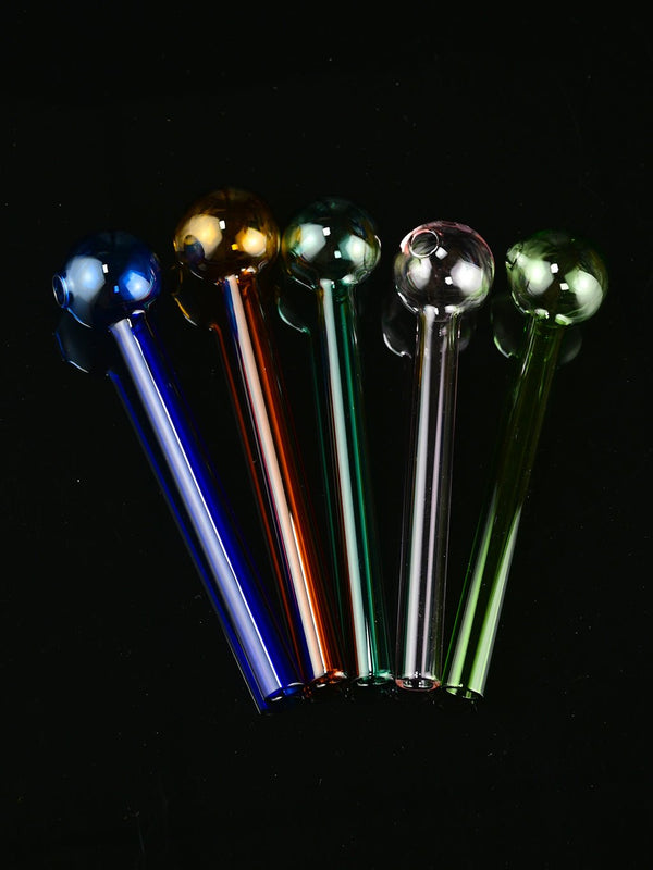 5pcs/Pack 4.4" Colored Pyrex Pipes - Croia Glass