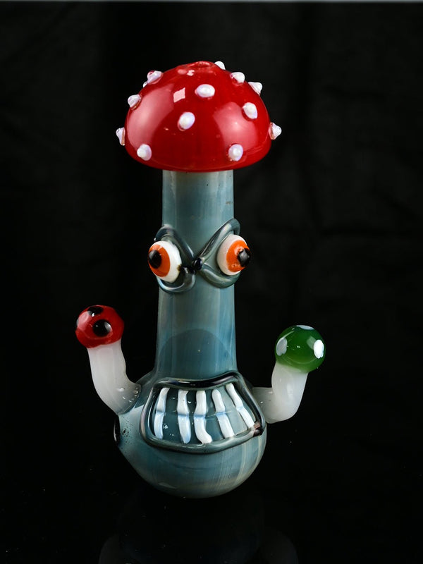 Color Mushroom Glass Pipe - Croia Glass