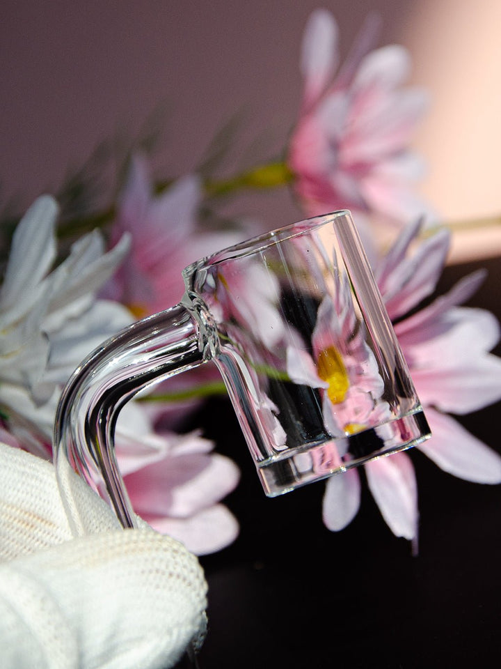 25mm Thick Bottom Quartz Banger 14M90 - Croia Glass