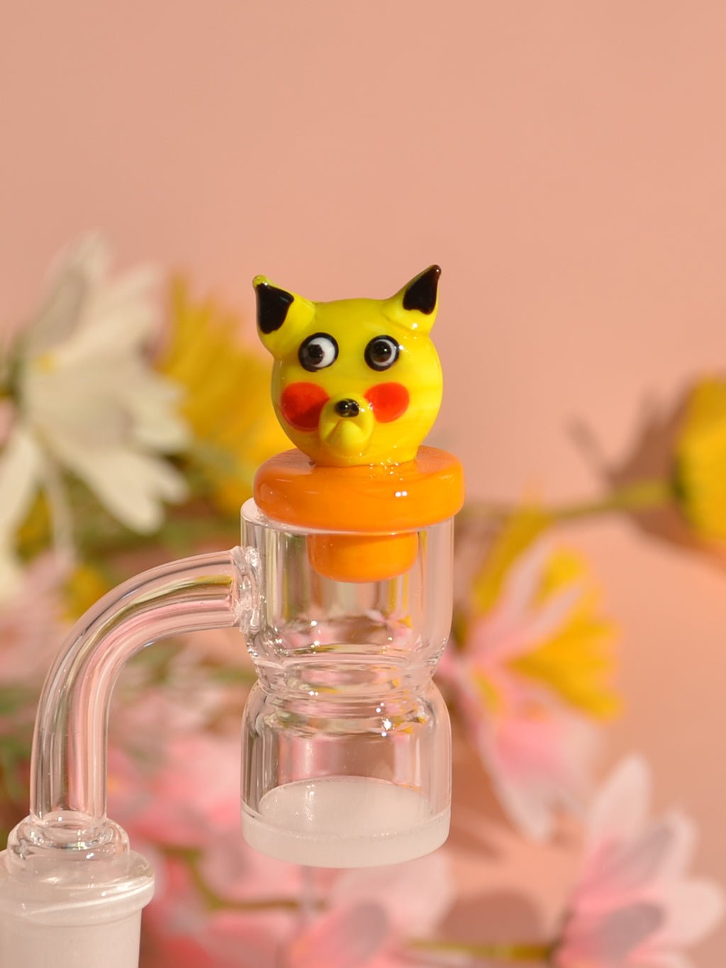 Cute Cat Carb Cap - Croia Glass