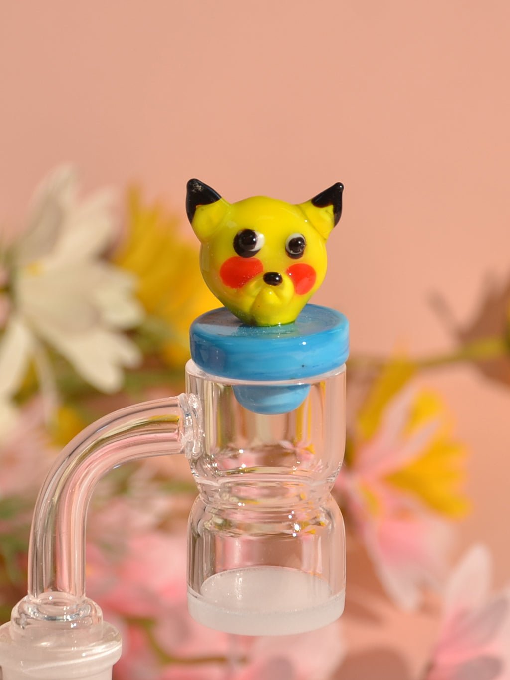 Cute Cat Carb Cap - Croia Glass