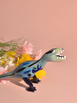 Dinosaur Glass Smoking Pipe - Croia Glass