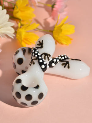 Lizard Glass Smoking Pipe - Croia Glass