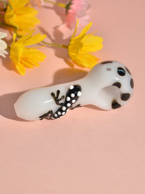 Lizard Glass Smoking Pipe - Croia Glass