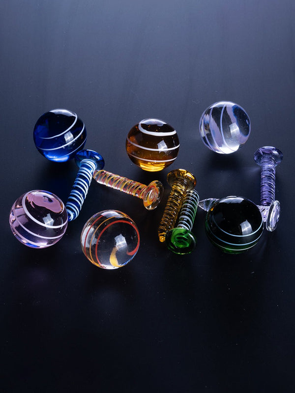Marble Screw Terp Pearl Set - Croia Glass