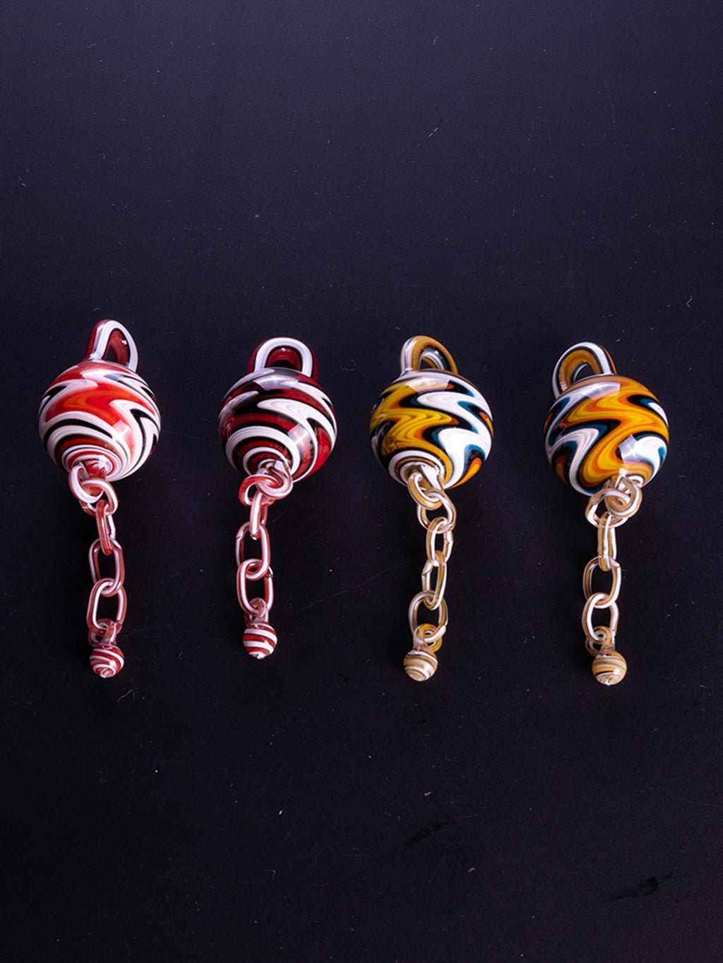 Wig Wag Chain Slurper Set - Croia Glass