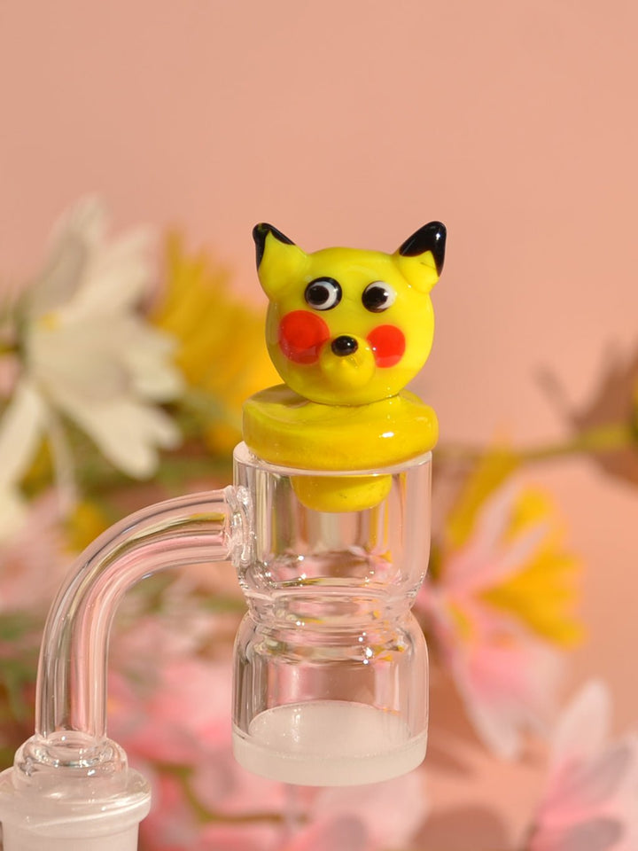 Cute Cat Carb Cap - Croia Glass