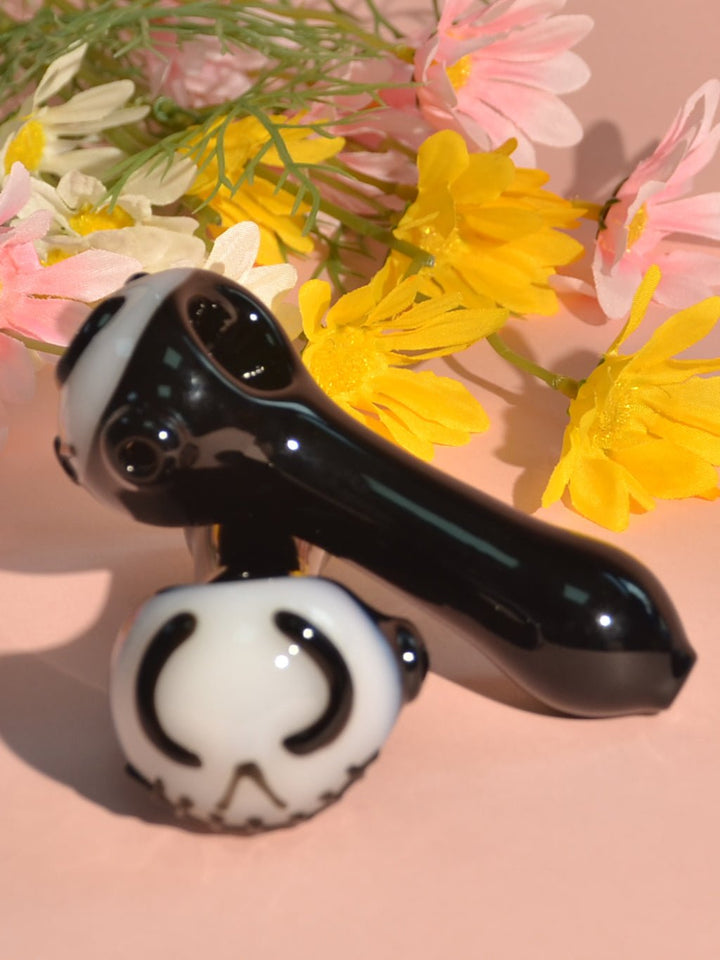 Halloween Lovely Glass Hand Pipe - Croia Glass