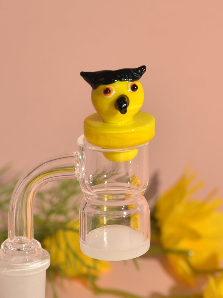 Owl Carb Cap For Quartz Banger - Croia Glass