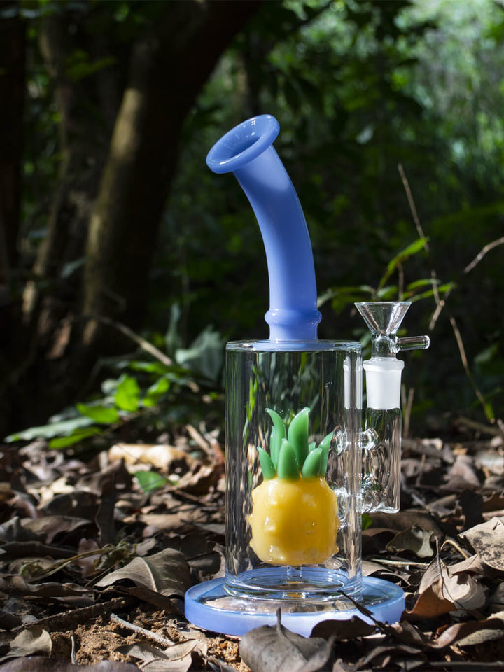 Pineapple Glass Water Pipe - Croia Glass