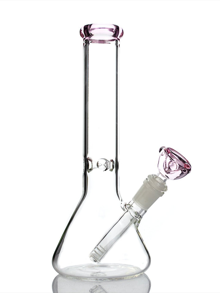 Pink Beaker Bong - Croia Glass