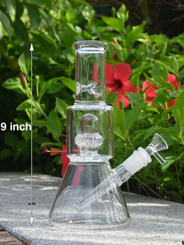Unique Crown Glass Beaker Bong - Croia Glass